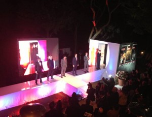 Thomas Pink runway in the Jaguar Land Rover Model Announcement Show in the British Residence