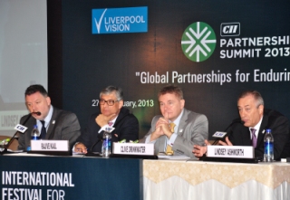 L- R Ian McCarthy, IFB2014 Project director, Liverpool Vision, 