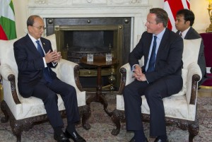 President Thein Sein and Prime Minister David Cameron