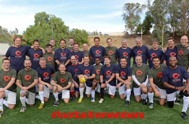 Figures from the US and British creative scene, Business, Hollywood and Royalty come together to play football, and to remember  