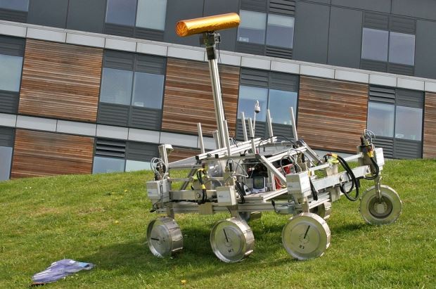An ExoMars prototype rover