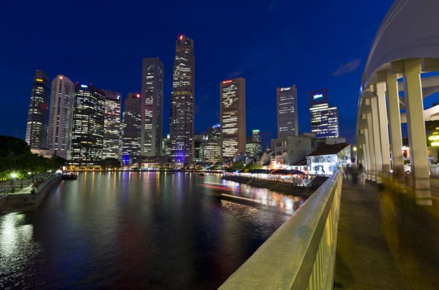 Singapore skyline : the UK is well placed to provide smart solutions for global cities' needs, including energy, tech and transport